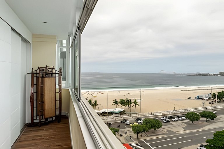 Copacabana ampla vista mar