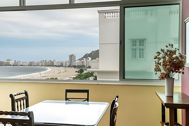 Copacabana ampla vista mar