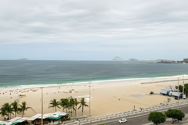 Copacabana ampla vista mar