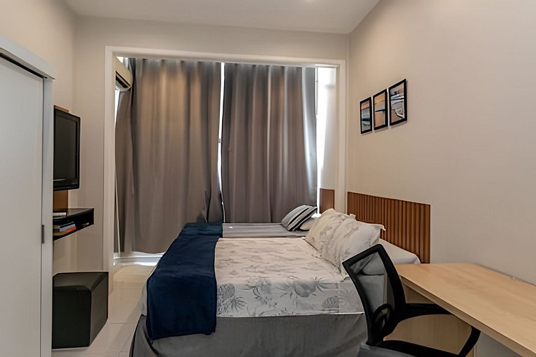 Studio Pé na areia Copacabana