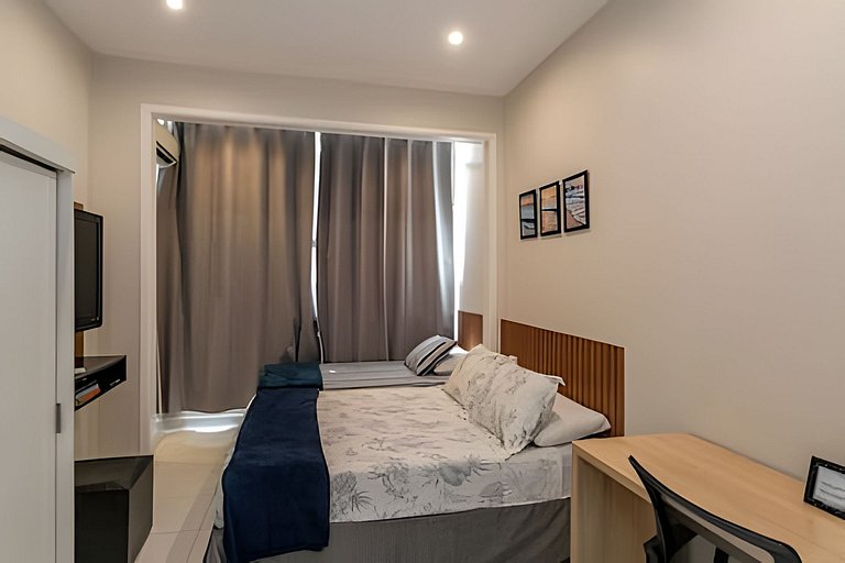 Studio Pé na areia Copacabana