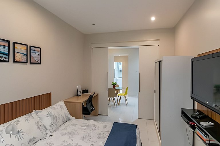 Studio Pé na areia Copacabana
