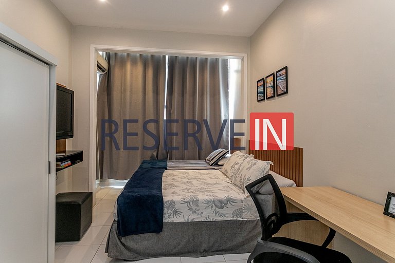 Studio Pé na areia Copacabana